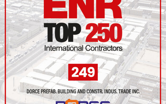 Dorce Listed In The ENR 2023 Top 250 International Contractors List ...